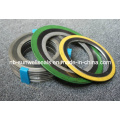 Spiral Wound Gaskes com anel interno e externo, Swg Gaskets (Sunwell)